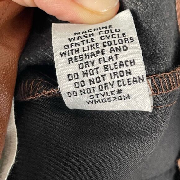 Madden NYC Faux Leather Paper Bag Short - Picture 6 of 6